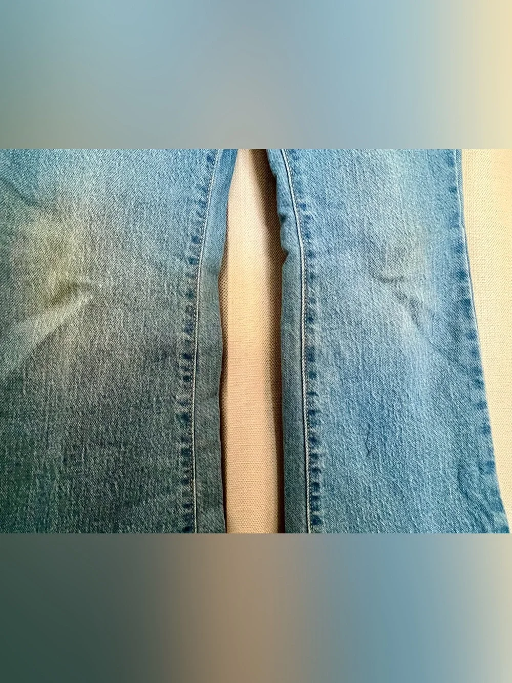 Old Navy Girls Size 10 High Rise Flare Jeans Medium Wash Adjustable Waist